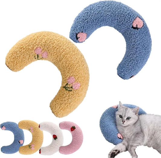Dog Pillow Anxiety Relief Pillow for Cat Soft High Density Calming Pillow for Joint Relief Sleeping Improve Pet Calming Toy